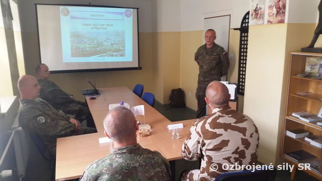 Príprava slovenského príspevku do stabilizačných aktivít EÚ na balkáne, výcvik do operácie EUFOR ALTHEA
