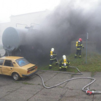 Súčinnostný výcvik vojenských hasičských jednotiek