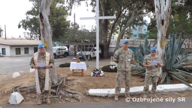 Spomienka na generála Štefánika v Sektore 4 na Cypre