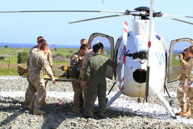 Cvičenie Helicopter down v Sektore 4