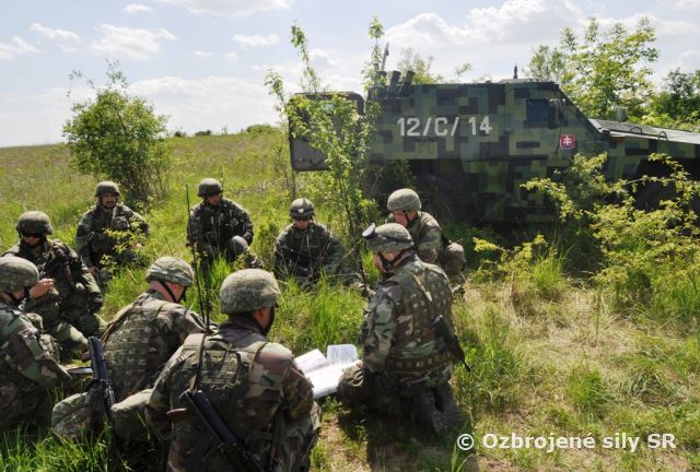 Sústredený výcvik 3. mechanizovanej roty