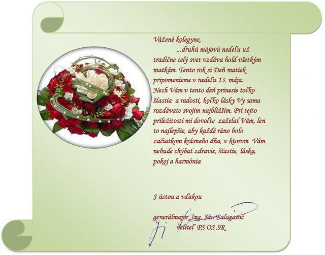 Prianie ku dňu matiek