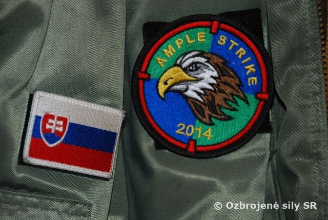 Vzdušné sily OS SR na cvičení AMPLE STRIKE 2014
