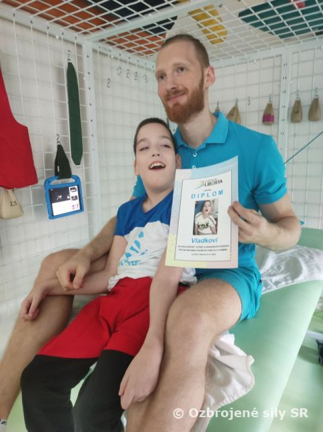 Poďakovanie Vladka a jeho rodiny za charitatívny dar