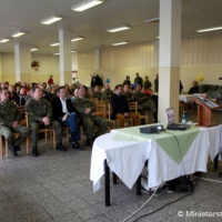 Minister obrany M. Glváč povzbudil rodiny vojakov, ktorí pôsobia v Afganistane