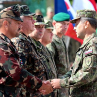 Vyvrcholenie cvičenia Blonde Avalanche 2013