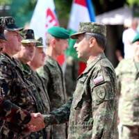 Vyvrcholenie cvičenia Blonde Avalanche 2013