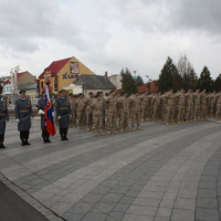 Slávnostné privítanie jednotiek ISAF v Michalovciach