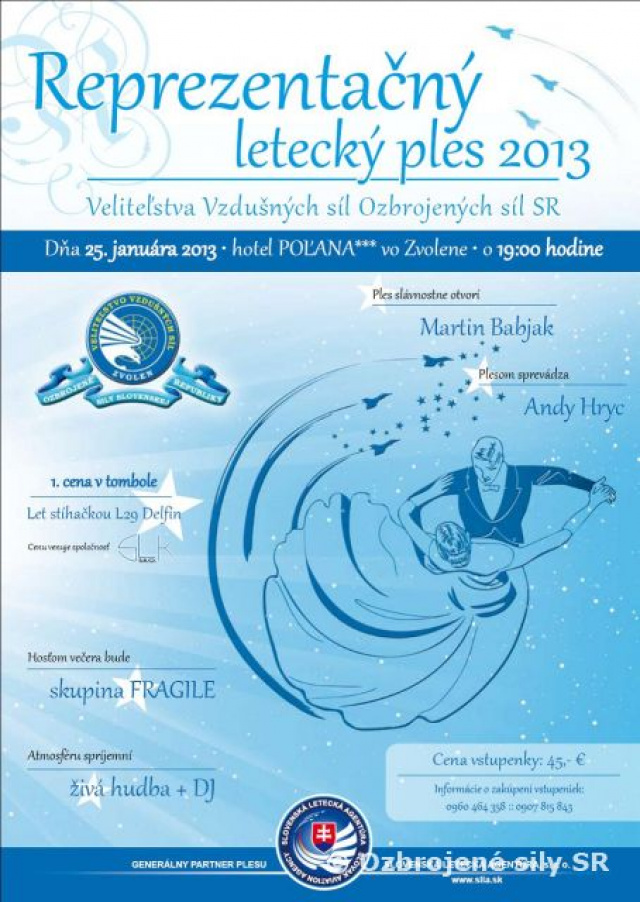 Reprezentačný letecký ples 2013