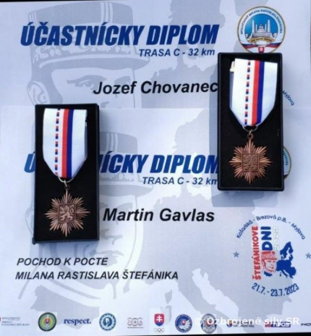 3. ročník medzinárodného pochodu k pocte generála Milana Rastislava Štefánika