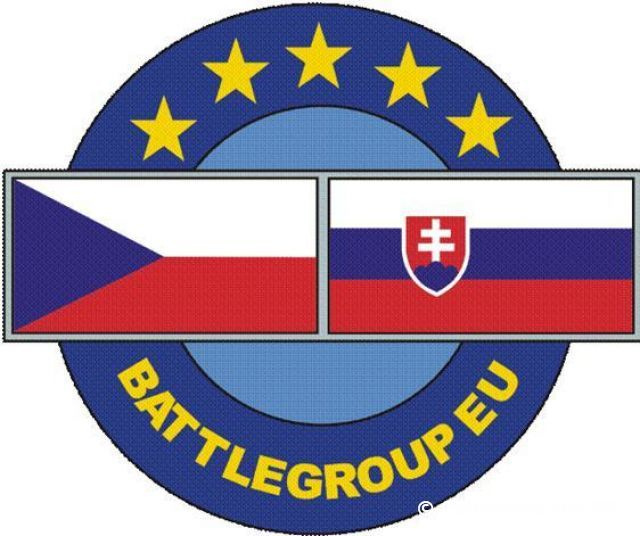 Slávnostný nástup príslušníkov CZE/SVK BG EU