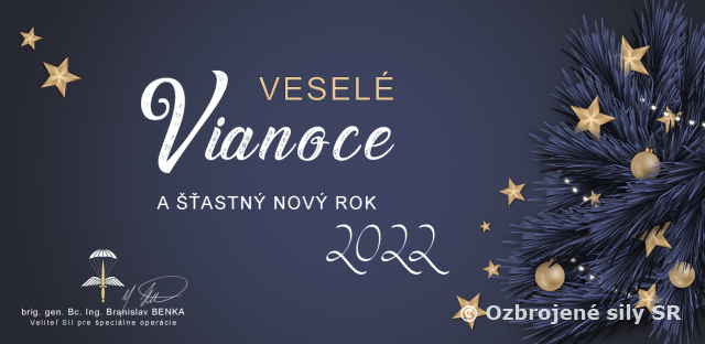 prianie veliteľa Síl pre špeciálne operácie k sviatkom