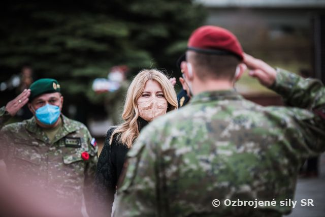 TASR: „Prezidentka: Sily pre špeciálne operácie OS SR sú v skvelej kondícii“