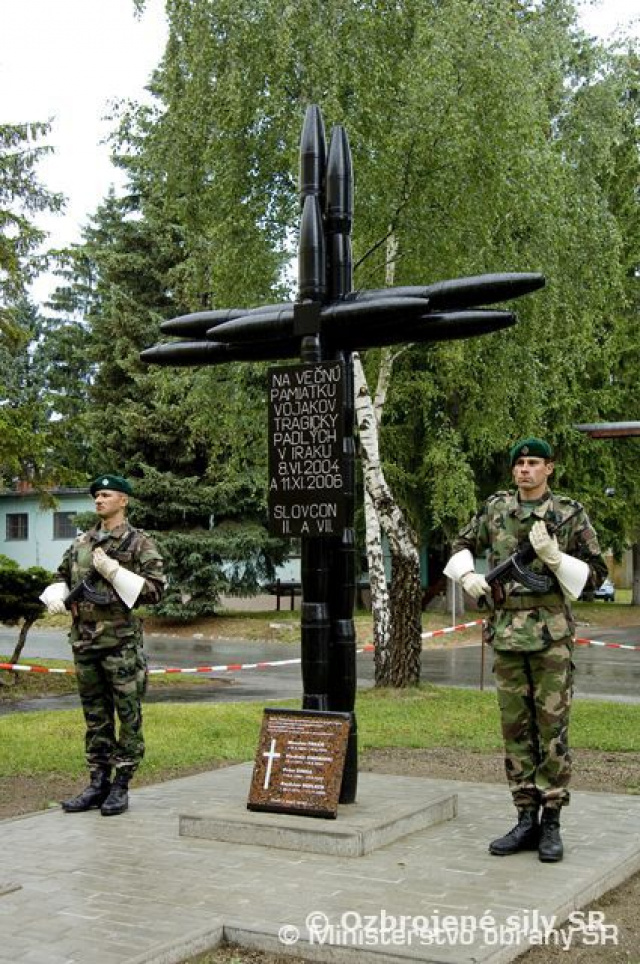 Posviacka pamätníka padlých v misii IRAQI Freedom