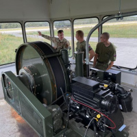 Výcvik BAK-12 na letisku v Kuchyni