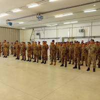 Rotácia príslušníkov talianskych ozbrojených síl na leteckej základni Kuchyňa