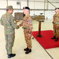 Rotácia príslušníkov talianskych ozbrojených síl na leteckej základni Kuchyňa