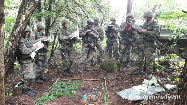 Rotné taktické cvičenie 1. mechanizovanej roty